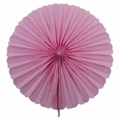 Creativery 1 Papierfächer 20cm (Hellrosa 150) / Deko Papier Fächer Rosetten Blumen Raumdeko Papierrosetten Hängedeko