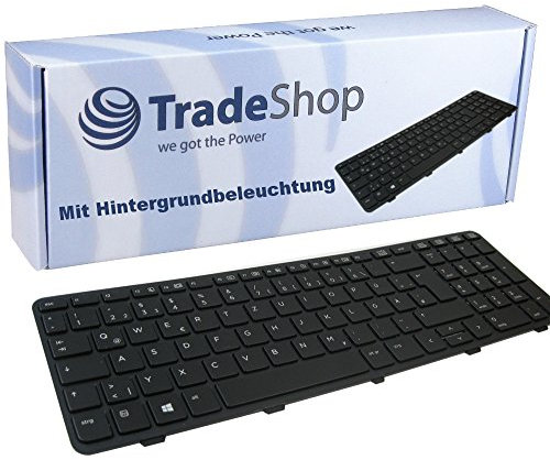 Original Tastatur mit Hintergrundbeleuchtung Notebook Keyboard Austausch Deutsch QWERTZ für HP Probook SG-59300-2BA 721953-031 SN8126 787801-041 SN9123BL SN7139BL 727682-B31 (Deutsches Tastaturlayout)