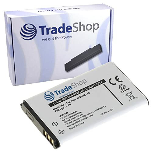 Trade-Shop Premium Li-Ion Akku 3,7V für Altina Bluetooth GPS Receiver, Anycool Enjoy W02, Audioline Amplicom PowerTel M4000/ M5000, M5010, M5100, M6000, Avus C12, C22, Banno GT03B