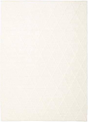 RugVista, Svea, Teppich, Mittelflor, 250 x 350 cm, Rechteckiger, Moderner Kelim Teppich, Wolle, Flur, Schlafzimmer, Küche, Wohnzimmer, Ivory, Beige