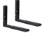 Soporte Retráctil Para Horno Microondas, Soporte Para Microondas, Brazo De Soporte Plegable, Soporte Universal Para Horno Microondas, Capacidad De Carga Máxima 50 Kg (Negro)