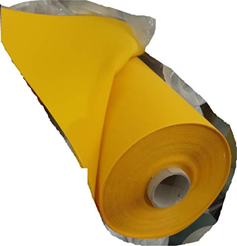 Tessuto Tenda da sole Colore Giallo, Vendita al metro lineare altezza rotolo 120 cm