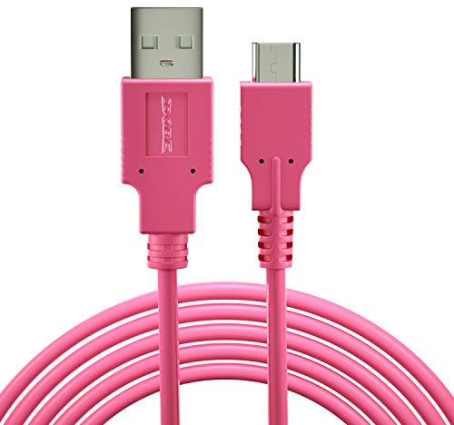 ECHZOVE Charging Cable for Nintendo Switch (Pink)