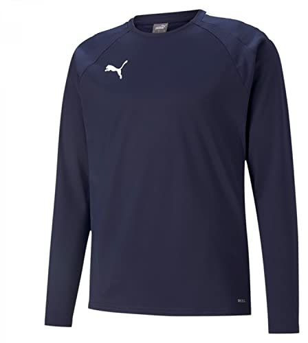 PUMA Herren Sweater, Peacoat-Puma White, L