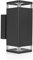 Smartwares Design-Wandleuchte Black Outdoor - Spots GU10-2 x 5 W
