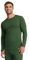 DANISH ENDURANCE Base Layers Men, Long Sleeve Thermal Tops Men, Merino Wool, Thermals Men, Warm Winter Thermal Underwear, with or Without a Zipper, Green, XXL