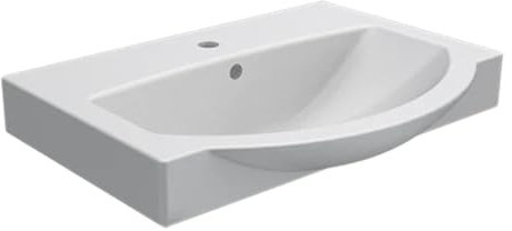 Lavabo de pared Mod. LP95 cm 50 x 40 cm, blanco, 50 x 40 cm