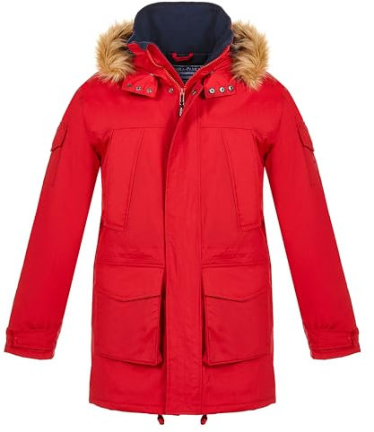 BMS Winterparka 100% wasserdicht & atmungsaktiv rot Gr. 2XL