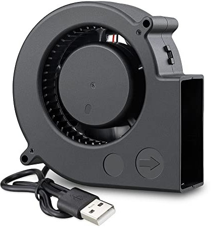 GDSTIME 97mm x 33mm Blower Fan USB 9733 Cooling Blower Fan 97mm Turbo Case Fan Centrifugal For Ventilation Exhaust Replacement