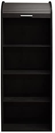 möbelando Jalousieschrank >Jalousieschrank< (BxHxT: 69x192x44 cm) schwarzstahl/Graphit