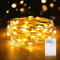 Vacoulery Lucine Led Decorative a Batteria 3 Metri 9.85FT 30LED Luci Stringa Led a Batteria Ghirlanda Luminosa Interni Esterni per Natale Casa Feste (1 Pezzo, Bianco Caldo)