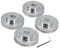 Yeebyee 4 Stück 2GT Riemenscheibe 80 Zähne 12mm Bohrung 80T Zahnriemenscheibe Synchronrad Aluminium für Breite 6mm Riemen 3D-Drucker Teile