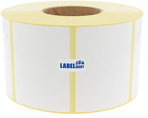 Thermoetiketten - 101,6 x 76,2 mm - 2.110 Thermodirekt Etiketten Eco selbstklebend auf Rolle, 76 mm Kern