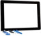 Smatano Apple iPad Mini 2 Digitizer Glas Touchscreen Display mit Homebutton weiß