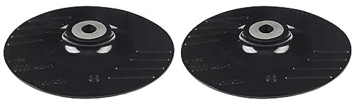Bosch 2 609 256 258 - Platos lijadores para amoladoras angulares, sistema de sujeción, 115 mm (Paquete de 2)