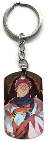 Jujutsu Kaisen Anhänger Satoru Gojo Schlüsselanhänger Otaku Schmuck Yuuji Itadori Schlüsselanhänger Schmuck für Männer Geschenke Sukuna Megumi Fushiguro Dekoration Niedliches Zubehör
