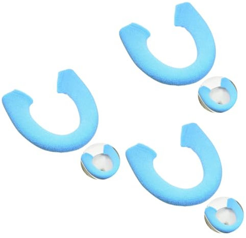 Cabilock 3 Pz Produttore di Gnocchi Russo Riscaldamento Tappetino da Toilette Caldo Tazze di Sake Nere Copriwater in Peluche Accessori da Bagno Sedile Copriwater Abito Piazza Coprisedile
