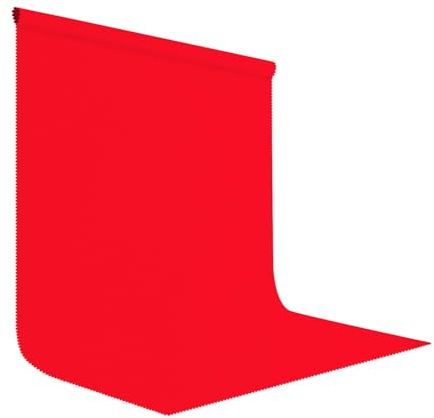 Red Photography Backdrop for Photoshoot, Fabric 8x10ft | Polyester Studio Photo Backgrounds, Non Reflective, Easy to Hang, for Portrait Shoot, Product, Party Decor, Video Creation
