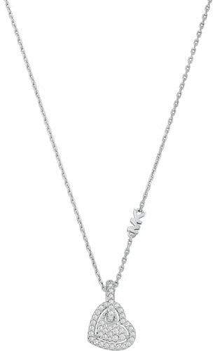 Michael Kors Damen-Kette 925er Silber Zirkonia One Size, Silber 32028599