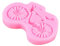 JSGHGDF Silikonform Fahrräder Werkzeuge Schokolade Fondant Form Für Kuchen Dekorationen Cupcake Backen Fahrrad Form Kuchenform