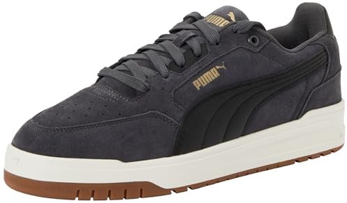 Puma Unisex Shuffle Downtown SdSneaker, Dunkelgrau Puma Schwarz Puma Gold, 42.5 EU