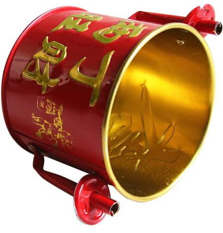 Amosfun Tube d'encens brûleur d'encens kit de brûleur d'encens Chinois Porte bâtons d'encens Rituals The Ritual Bol de brûleur d'encens brûleur d'encens Domestique Acier Inoxydable Rouge