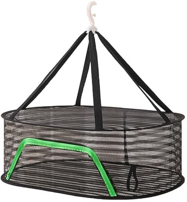 Trockennetz Kräuter, Kräutertrockner, Plant Drying Rack, Pflanzen Trockenregal, Hängendes Trockennetz, Geeignet für Pflanzen, Blumen, Fische, Hülsenfrüchte Oder Unterwäsche und Socken, 40 x 60cm