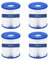 NUHFUFA Cartucho de filtro de piscina tipo I, cartucho de filtro de spa compatible con Bestway Filter 58093/58381/58511E para bombas de filtro de piscina de verano de 330 galones/h (4 piezas)