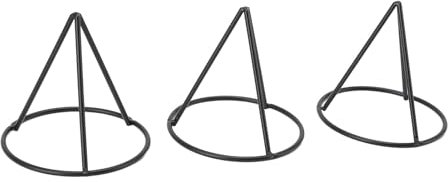 Bastón de Cultivo de árboles de Aguacate, Jarrón de Cultivo de Aguacate de 3pcs Base de Madera de Madera Jarrón de Inicio de la Semilla de Aguacate Soporte de Metal Triangular