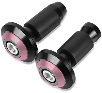 Embouts Guidon Anti-vibrations Motos Pour Et Motos Tout-terrain Embout guidon moto(ROSE)