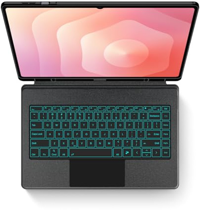 Keyboard Case Compatible with Samsung Galaxy Tab S11 Ultra 14.6 inch 2025 (SM-X930/SM-X936B) Detachable Protective Cover Backlit Detachable Keyboard Cover Folio Stand