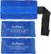 LotFancy Ghiaccio Gel Riutilizzabile Caldo Freddo Cuscinetto Avvolgere con Fascia Elastica Impacco di Ghiaccio Terapia Ideale per lesioni Primo Soccorso, Ginocchio, Collo, Caviglia, Gomito Piedi