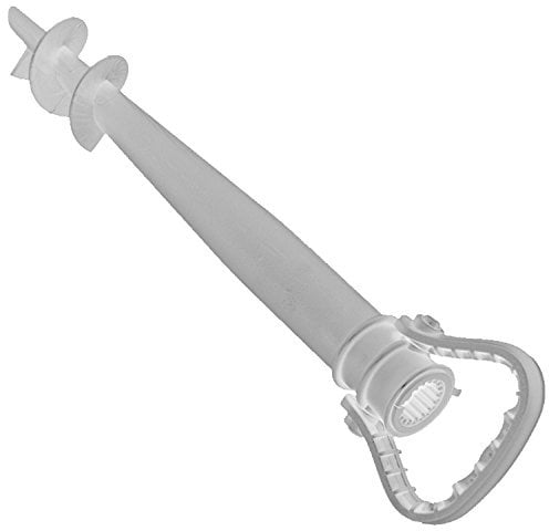 CrazyGadget® Garden Beach Parasol Umbrella Rotary Airer Flag Pole Anchor Screw In Ground Spike Stand Holder (White)