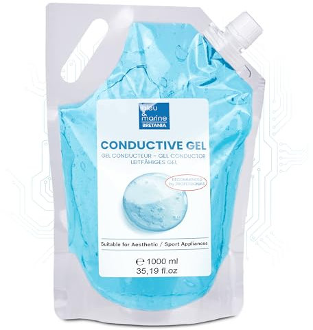 Conductive Gel - Professional Beauty Device Gel: Radio Frequency, Facial Microcurrent, Ultrasound, Electrodes, Cavitation, IPL Hair Removal, Laser - 1000 ml