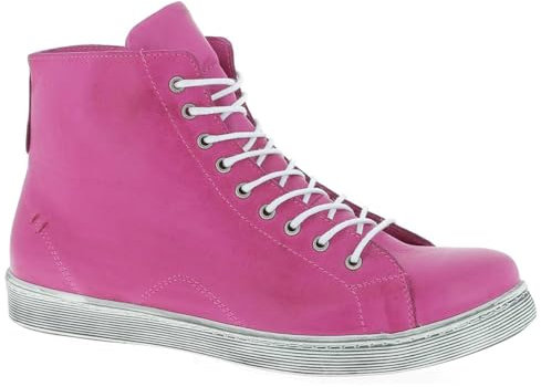 Andrea Conti Damen Sneaker High Top Schnürboots 0341500, Größe:41 EU, Farbe:Pink