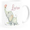 SpecialMe® Kindertasse Kunststoff Elefant personalisiert Kinder Motiv Tiere personalisierte Namenstasse Jungen Mädchen weiß Kunstoff-Tasse
