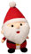 Weihnachten Dekoration Stofftiere, 23CM Weihnachtsmann Puppe Kuscheltiere Gefüllte Plüsch Spielzeug PlüschKissen Weiches Schlafkissen Ornament Tischdeko Geburtstagsgeschenk für Kinder Erwachsene