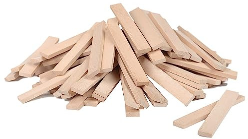 Klötzchenmann lose Bastelklötzchen 22x8x160 mm (Buche 190 Stück)