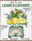 Blechschild Zitrone und Lavendel Schild für Toilette, Bar, Pub, Club, Café, Zuhause, Muttertag, Metallschilder, Frühlingswanddekoration, 30,5 x 20,3 cm