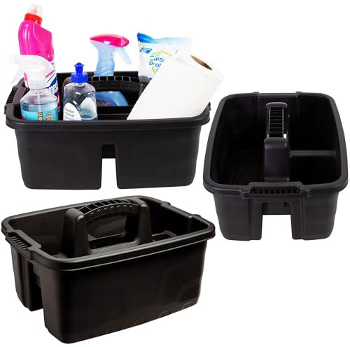 STORM TRADING GROUP Large Heavy Duty Plastic Storage Caddy Organiser Carry Tool Handy For Kitchen, Utility & Tools Carry Caddy (1)