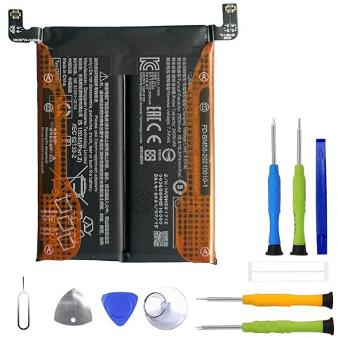 ERYNK Batterie de rechange Xiao-mi 11T/11T Pro, BM58 pour Xiao-mi 11T/11T Pro 21081111RG, 2107113SG, 2107113SI, 2107113SR - Avec jeu d'outils