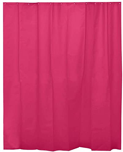 Tendance – Rideau de Douche en PEVA, 180 x 200 cm, Fuchsia, 200 x 30 x 180 cm