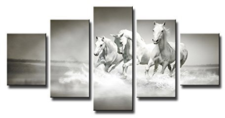 Visario Bild & Kunstdruck der Deutschen Marke 160 x 80 cm 5549 Bilder auf Leinwand Kunstdrucke Pferde Wandbild