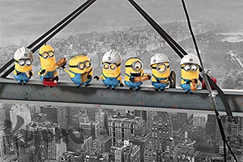 Despicable Me - Minions Lunch On A Skyscraper Maxi Poster der Grösse 61 x 91,5 cm