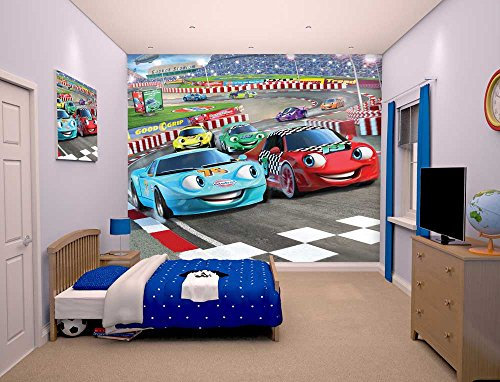 Walltastic Racing Driver Wallpaper Mural, Paper, Colourful, 52.5 x 7 x 18.5 cm