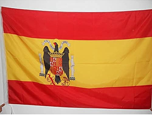 AZ FLAG Bandera de ESPAÑA DE Franco 90x60cm para Palo - Bandera FRANQUISTA ESPAÑOLA 60 x 90 cm