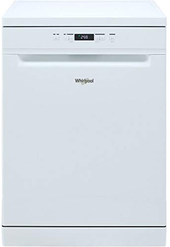 Whirlpool WFC 3B19 UK Freestanding Standard Dishwasher, 13 Place Settings, 5 Programs, White