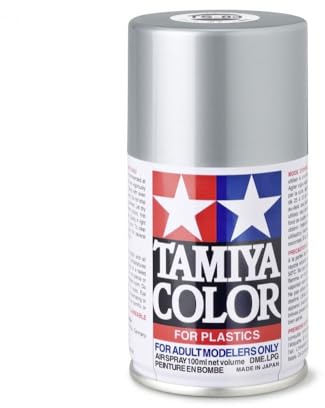 2 x Tamiya Spray Farbe TS83 metallic silber 85083