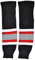 SHERWOOD - Erwachsenen Hockeystutzen Buffalo NHL Senior I Schienbeinschutz I Stutzen für Hockeyspieler I ideale Passform I 100% Polyester, Schwarz/Weiß/Rot/Grau