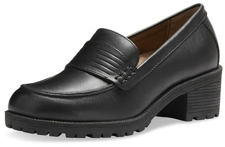 Eastland Women's Newbury Penny Loafer, Black, 6 M US